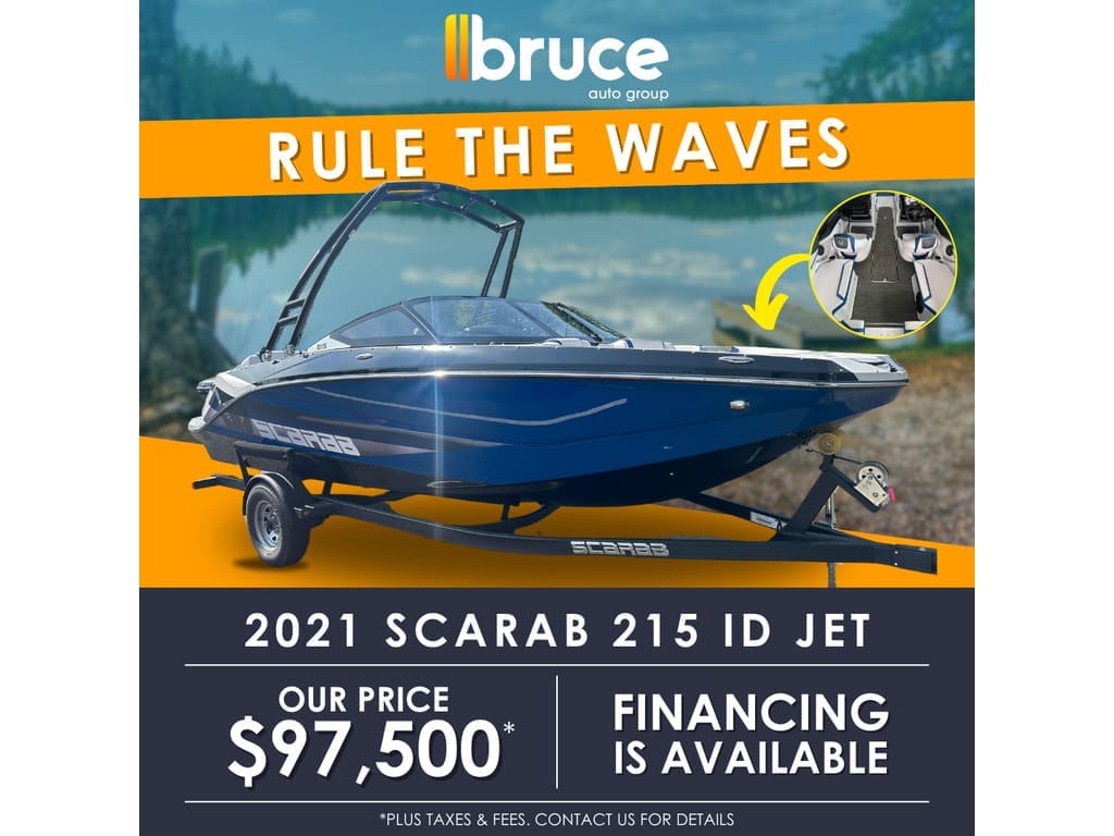 2021 Scarab Jet 215 ID - NEARLY NEW   FRESH WATER USE ONLY   STORED INDOORS